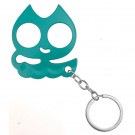 "NO MORE NICE KITTY" Compact Cat Knucks - Teal