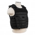 Expert Plate Carrier Vest (Up To 11" x 14" Armor Plate Pocket) - Large - Black 