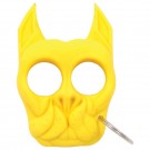Brutus Bull Dog Self Defense Keychain Yellow