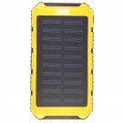 Solar Charging Backup Battery with LED Lantern - Yellow