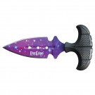 Galaxy Blade Push Dagger with Black Handle