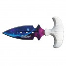 Galaxy Blade Push Dagger with White Handle