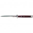 Extra Large 13" Godfather Automatic Knife - Red Wood