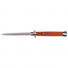 XL Godfather Stiletto Swicthblade - Wood Handle