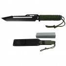 RTEK Survivalist Combat Knife - Black