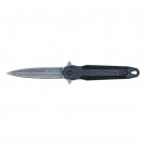 Stealth Stalker Fixed Blade Knife: Sleek Silver Blade