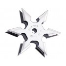 6 Point 4" Throwing Star - Black