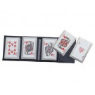 "Hearts Royal Flush" 5 Piece Throwing Cards