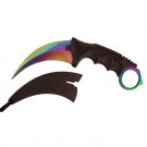 Karambit Neck Knife - Rainbow
