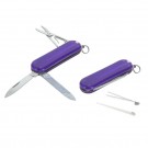 3 Blade Multi-Function Knife -  Purple Translucent