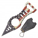 M-Tech USA Push Dagger Neck Knife - Silver