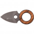 M-Tech MT-2079WD Push Dagger Neck Knife - Wood