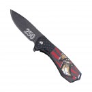 Liberty Bell 250 Patriotic Spring-Assisted Knife - Black Aluminum