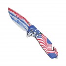 Liberty Response Spring-Assisted Pocket Knife - USA Flag