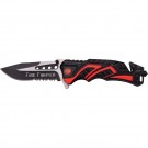 MTech USA MT-A865 Spring Assisted Knife - Fire Dept