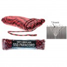 100' x 5/32" 7 strand Paracord - Pull Strength 550 LBS - Lumber Jack Camo