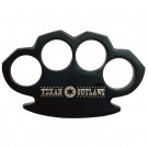 TEXAN OUTLAWS - Solid Metal Paper Weight