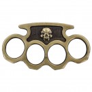Skull Emblem Antique Brass Knuckle