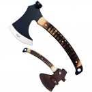 Outpost Hammer-Back Tactical Hatchet - Black Powdercoat Wood