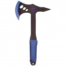 Blue Skull Print Cord Wrapped Handle Throwing Axe