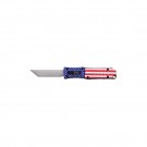 Lightweight, PRECISION OTF Knife - USA Flag
