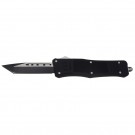 Textured Handle Tactical OTF Knife - Tanto Point