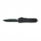 X-Switch Smooth Precision OTF Knife - Elite Collection - Medium Black with Clip Point