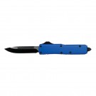 X-Switch Smooth Precision OTF Knife - Elite Collection - Medium Blue with Clip Point