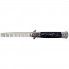 The Milano Elegance - Black Comb Switchblade