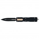 X-Switch Front Switch OTF Knife - Elite Collection - Double Edge - Black