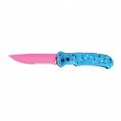 SweetSlice Sprinkle Specter Automatic Knife - Blue with Pink Blade