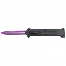 JOKER " Why So Serious" OTF Knife - Purple Blade