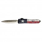 Lone Star Defender - "Don't Mess with Texas" - Texas Pride OTF Knife