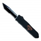 Longhorn Stampede Double-Action OTF Knife - Black Zinc Alloy