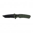 SwiftEdge Tactical Automatic Knife - Tanto Point - Green with Black  Blade