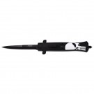 Punisher ABS Handle OTF Knife with Black Blade
