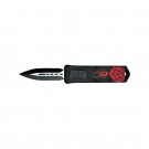 Compact Commando Stubby Front Switch OTF Knife - Spider