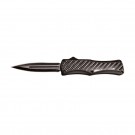 Carbon Fiber Handle OTF Knife - Black