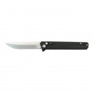Tactical EDC Automatic Knife with Safety Lock and G-10 Handle - Black Clip Point