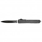 Carbon Precision XL OTF Automatic Knife - Black