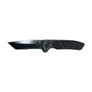 Vanguard Tactical Automatic Knife - Black Tanto Point
