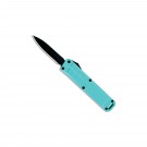 Stealth Grid Double-Action OTF Knife - Turquoise