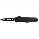 Smooth Operator Covert OTF Knife - Black Handle with Double Edge