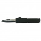 IN-AND-OUT Automatic Knife with Front Button - Black