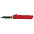 IN-AND-OUT Automatic Knife with Front Button - Red