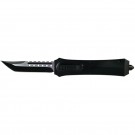 Heavy Duty OTF Knife with Button on Face of Handle - Tanto