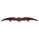 Skull Aviator Dual-Blade Quickdraw Knife - Red and Black