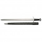 39" Black Viking Lobed Sword