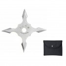 4 Point Throwing Star - Silver