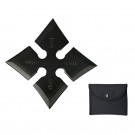 4 Wide Point Throwing Star - Black
